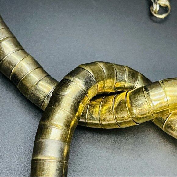 BENDABLE SNAKE CHAIN FLEXIBLE TWIST NECKLACE 35” - Picture 11 of 13